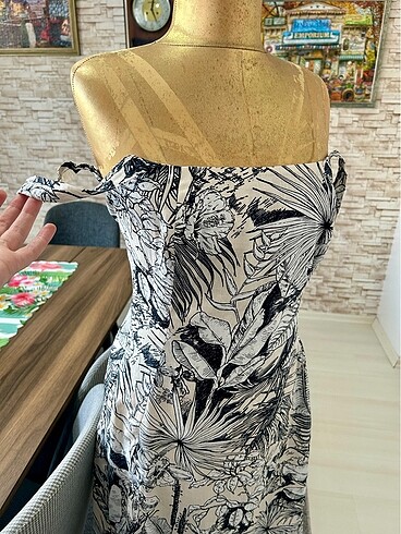 Midi Boy Elbise - Görsel 7