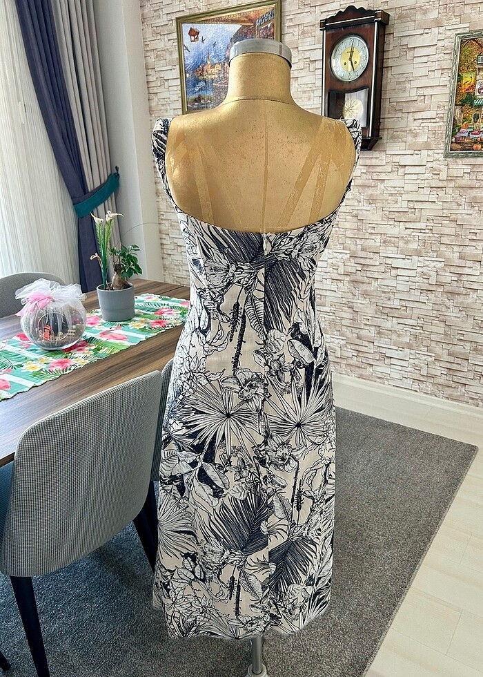 Midi Boy Elbise - Görsel 4