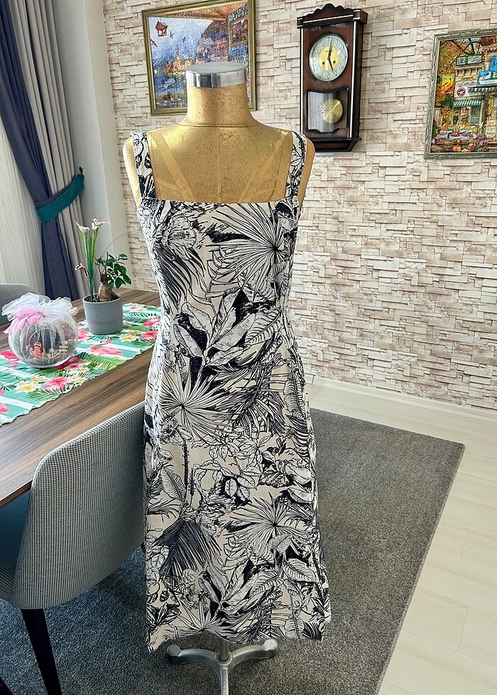 Midi Boy Elbise - Görsel 3