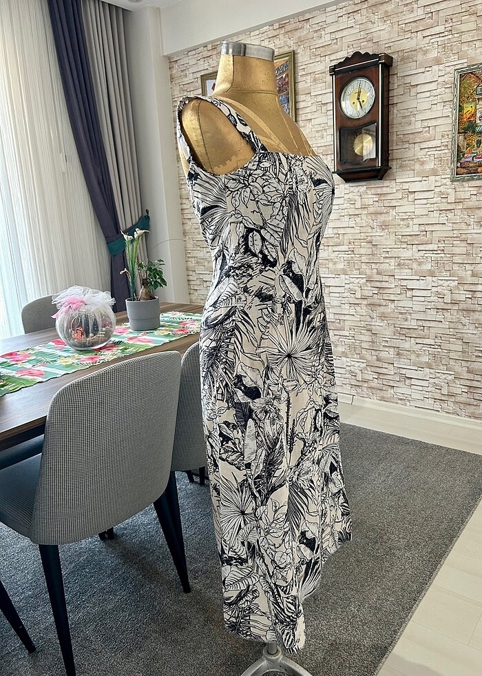 Midi Boy Elbise - Görsel 5