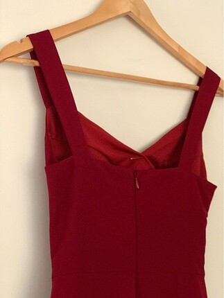 Trendyol & Milla Bordo elbise