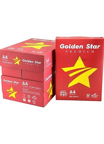 gold star a4 fotokopi kağıdı 500 yaprak