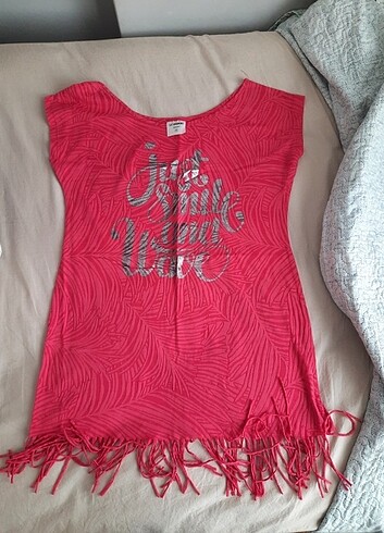 Lc waikiki plaj elbisesi pembe  - Görsel 5