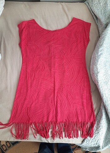 Lc waikiki plaj elbisesi pembe  - Görsel 7