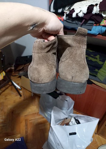 Kahverengi Süet Bağcıklı Erkek Bot - Görsel 3