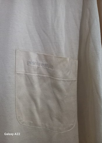 Bej Keten Erkek Polo Tişört - Görsel 4