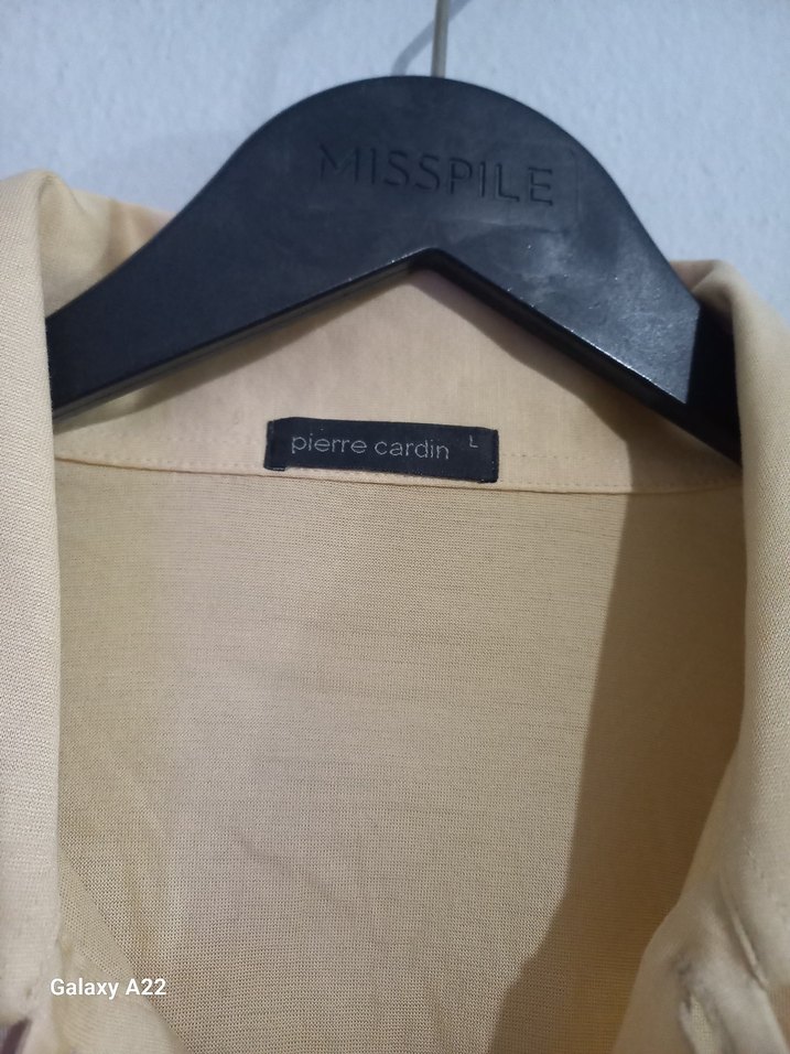 Bej Keten Erkek Polo Tişört - Görsel 3