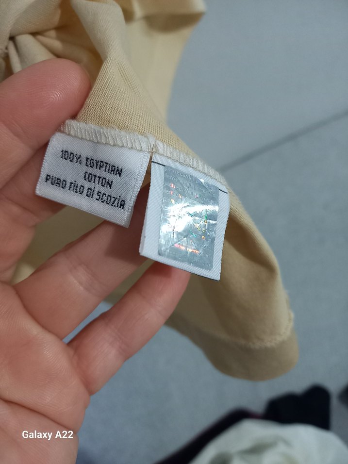 Bej Keten Erkek Polo Tişört - Görsel 5