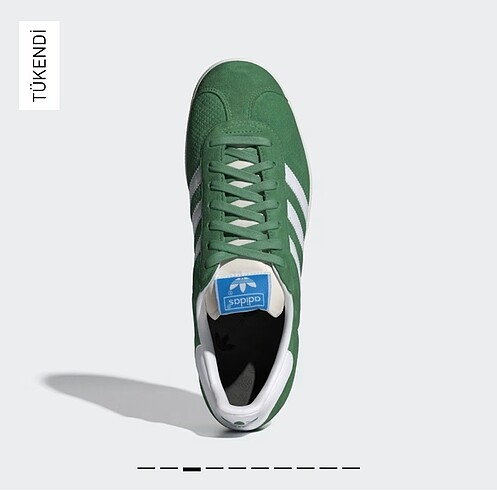 42 Beden yeşil Renk Adidas Gazelle Erkek Ayakkabı