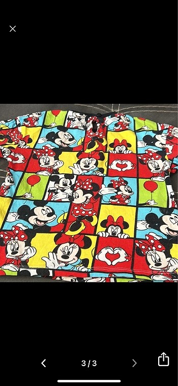 18-24 Ay Beden Minnie mouse kız çocuk tişört