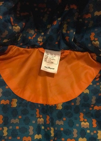 Turuncu Kapüşonlu Erkek Çocuk Mont - Görsel 3