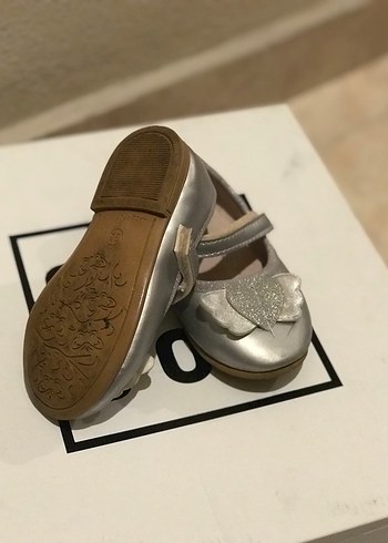 Kemerli Kız Çocuk Gri Babet - Görsel 2