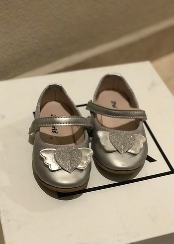 Kemerli Kız Çocuk Gri Babet - Görsel 3