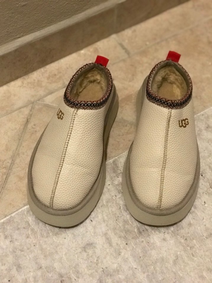 UGG Beyaz Kadın Dolgu Topuk Terlik - Görsel 2