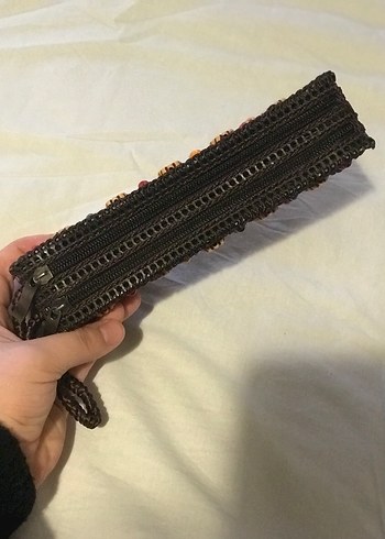 Boncuk İşlemeli Bohem Kadın Portföy Cüzdan - Görsel 5