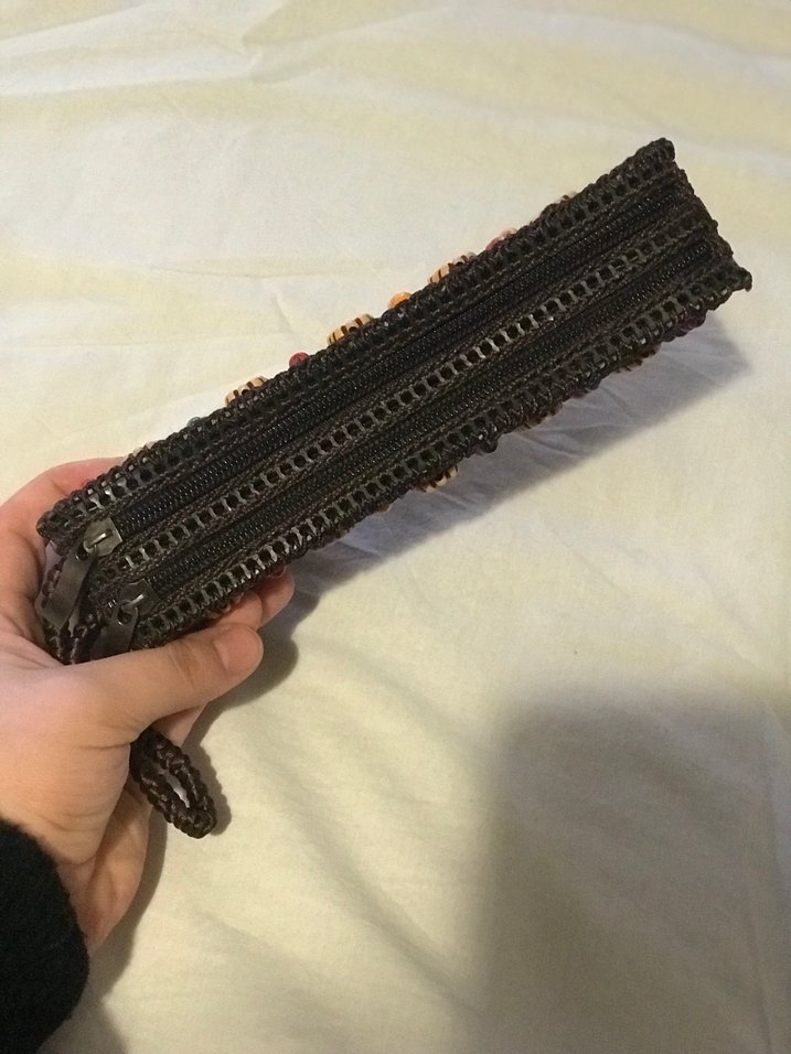 Boncuk İşlemeli Bohem Kadın Portföy Cüzdan - Görsel 5