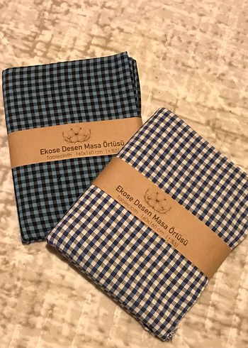 Ekose Desenli Masa örtüsü - Görsel 2