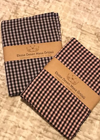 Ekose Desenli Masa örtüsü - Görsel 3