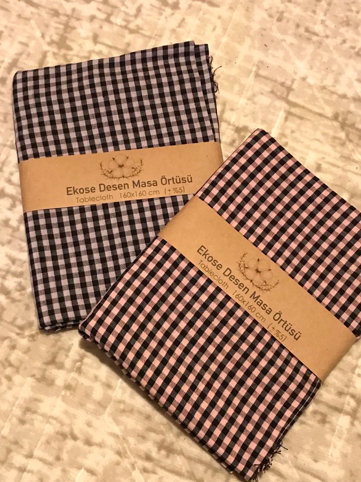 Ekose Desenli Masa örtüsü - Görsel 3