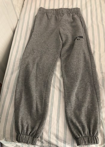 Gri Kadın Rahat Kesim Sweatpant