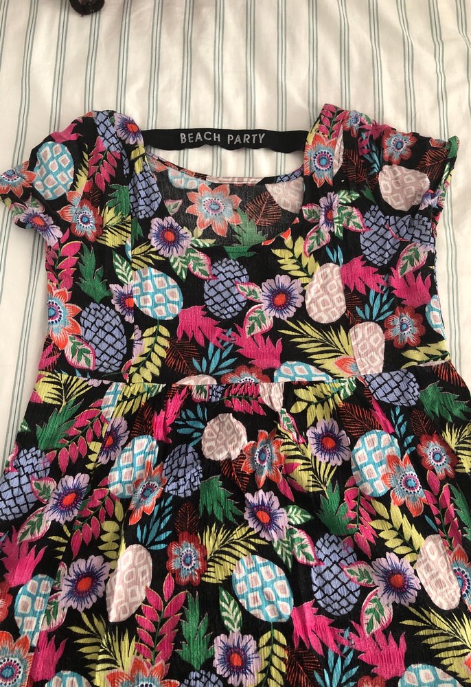 Renkli Desenli Uzun Hamile Etek - Görsel 2