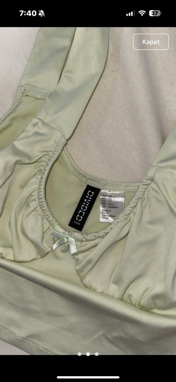 V Yaka Kolsuz Kadın Bustiyer - Görsel 2