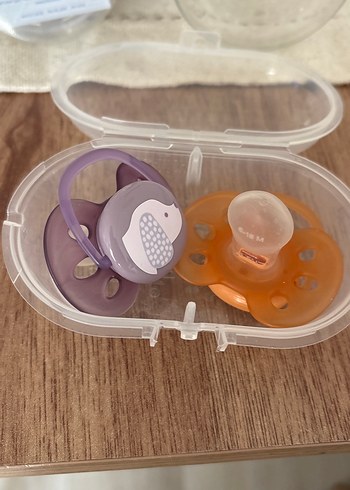 Pastel Tonlarda Bebek Emzik Seti - Görsel 2