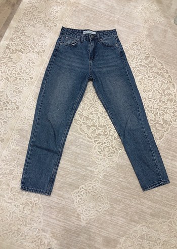 Kadın Mavi Denim Normal Boy Jean