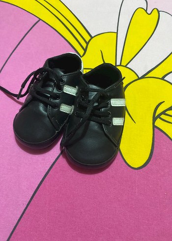 Siyah Erkek Bebek İlk Adım Ayakkabısı - Görsel 2