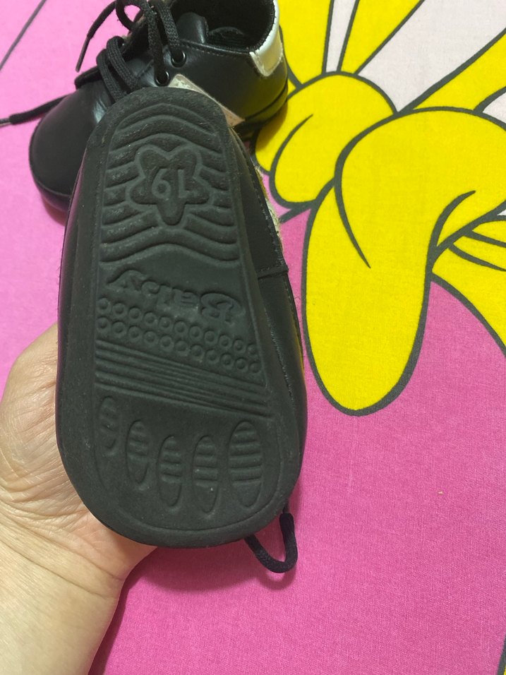 Siyah Erkek Bebek İlk Adım Ayakkabısı - Görsel 3