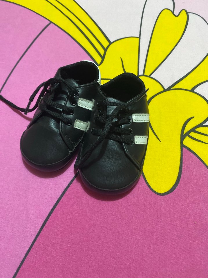 Siyah Erkek Bebek İlk Adım Ayakkabısı - Görsel 2