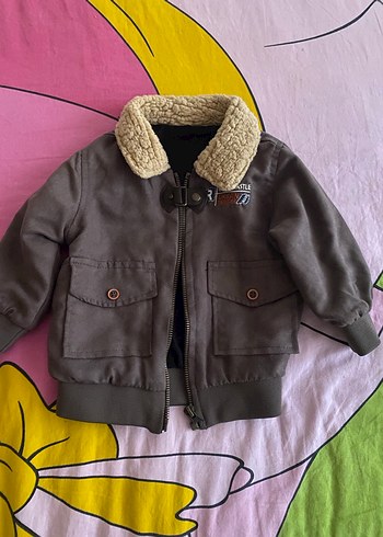 Kürklü Yaka Detaylı Erkek Çocuk Ceket - Görsel 3