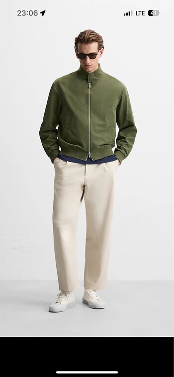 xl Beden haki Renk Zara Bomber Ceket