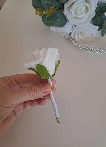 Gelin çiçeği damat yaka çiçeği - Görsel 7