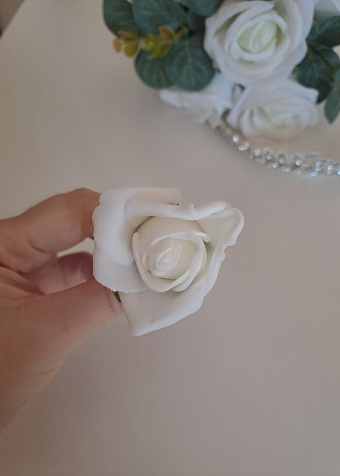 Gelin çiçeği damat yaka çiçeği - Görsel 5