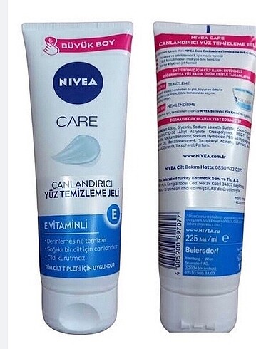 Nivea yüz temizleme jeli
