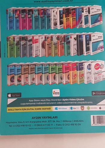 AYT Kimya Soru Bankası Konu Özetli