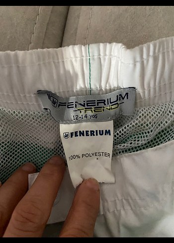 Yeşil Kemerli Erkek Midi Şort - Görsel 3