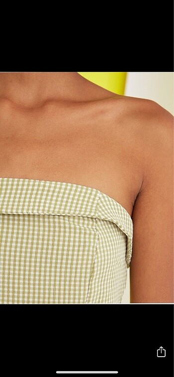 xs Beden Straplez Crop