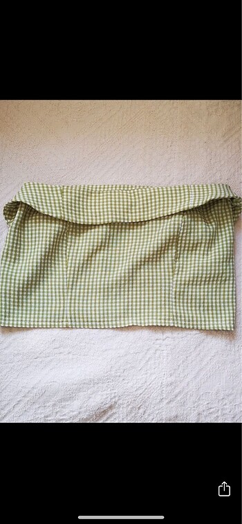 xs Beden yeşil Renk Straplez Crop
