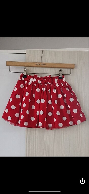 Puantiyeli Kız çocuk etek