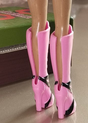  Beden Renk Draculaura Pembe Yüksek Topuklu Bebek Çizmesi