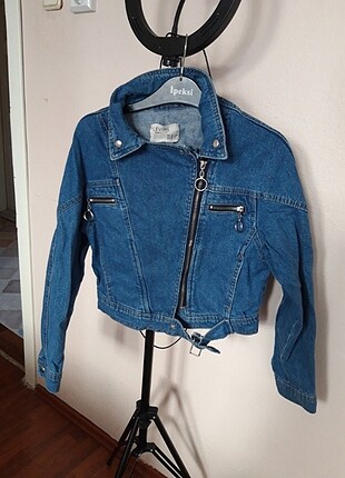 crop model kot ceket