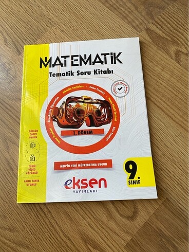 9.SINIF EKSEN YAYINLARI 1.DÖNEM MATEMATİK TEMATİK SORU BANKASI