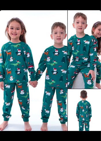 Renkli Baskılı Uzun Kollu Erkek Pijama Takımı