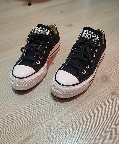 38 Beden siyah Renk chuck taylor all star lift ayakkabı