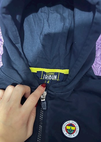 Sarı Detaylı Kapüşonlu Erkek Sweatshirt - Görsel 4