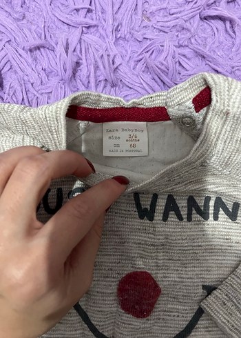 Gri Erkek Çocuk Triko Sweatshirt - Görsel 2