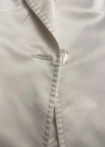 Seçil marka Kadın Beyaz Saten Blazer Ceket - Görsel 8