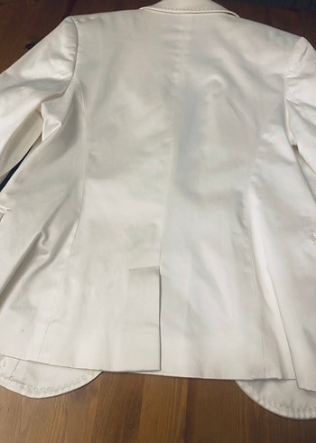 Seçil marka Kadın Beyaz Saten Blazer Ceket - Görsel 6